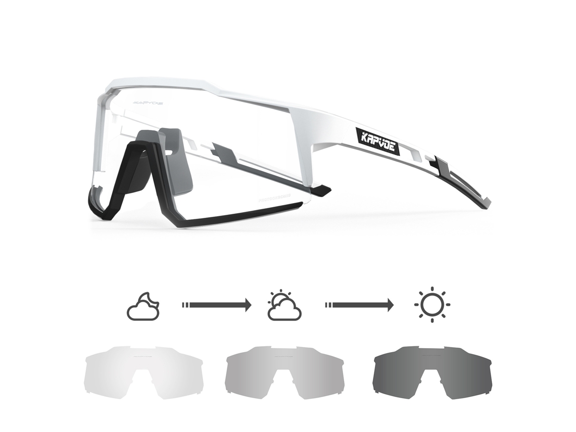 Gafas De Ciclismo Fotocromáticas Para Hombre Y Mujer, Ideales Para Ciclismo Al Aire Libre, Correr Y Practicar Deportes.