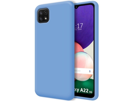 Carcasa Samsung Galaxy A22 5G TUMUNDOSMARTPHONE Silicona Líquida Azul