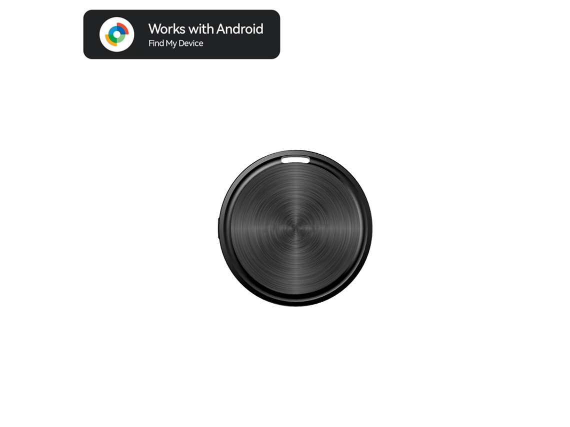 Localizador Gps Google Para Mascotas, Idosos Y Crianzas, Preto Redondo (compatível Com Ios/android), Dupla Certificação