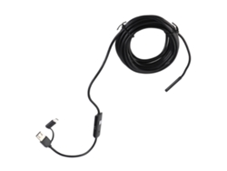 Cámara Endoscópica Usb Tipo C 3 En 1 Para Android Y Pc Con Luz Led, Cable Rígido De 5 M Y 5,5 Mm, Ip67