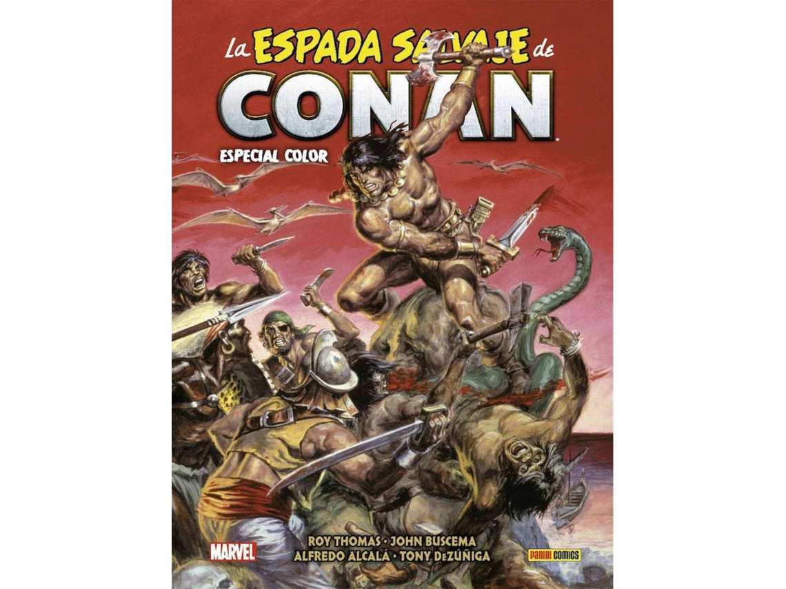 Libro Biblioteca Conan. La Espada Salvaje De Conan - Especial Color Marvel Comics Sup de Roy Thomas (Español - Tapa Dura)
