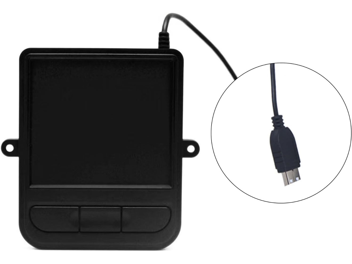 Trackpad Usb Con Cable Y Tres Botones Para Un Control Preciso.