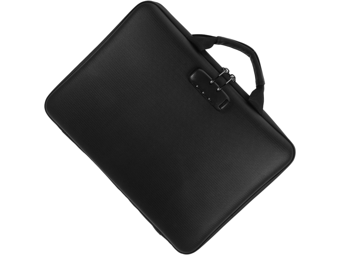Besportble Caja De Eva Negro Y Almacenamiento Rígida Para Archivos Seguros 37,50 X 27,00 X 6,00 Cm Pulgadas...