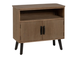 Recibidor Marrón Negro Hierro Madera de abeto 90 x 41 x 81 cm