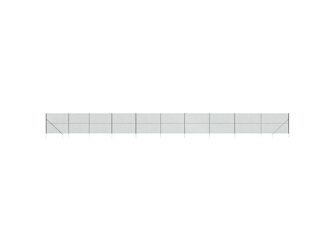 Cerca De Alambre VIDAXL Verde Acero (1,6x25m)