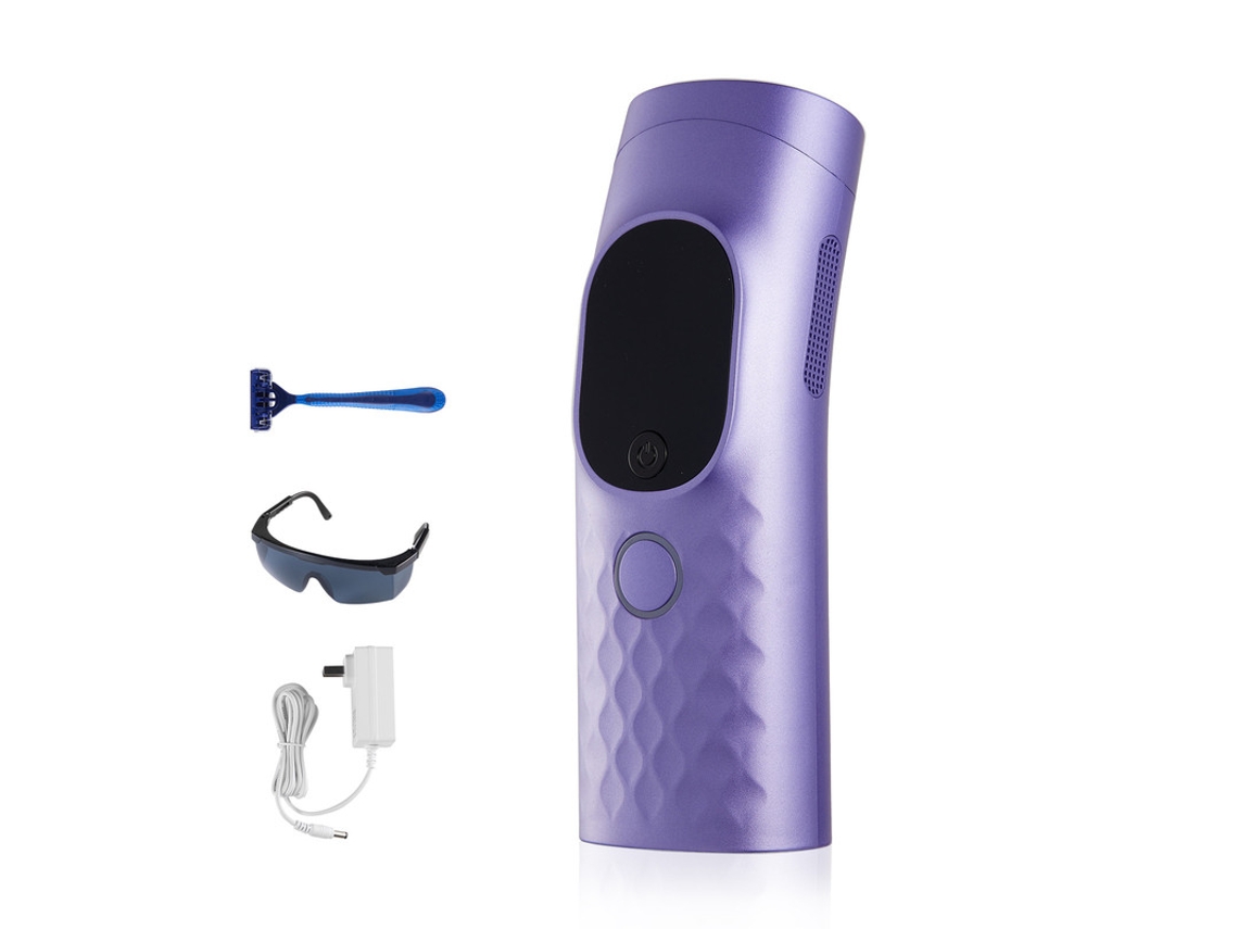 Depilação A Laser - Removedor Permanente E Indolor Com Aparelho De Arrefecimento Por Gelo Ipl, 999999 Flashes Roxo
