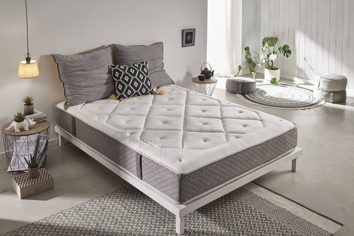 Colchón MOONIA Platinium Classic Viscoelástico (80x180 cm - Altura: 26 cm)