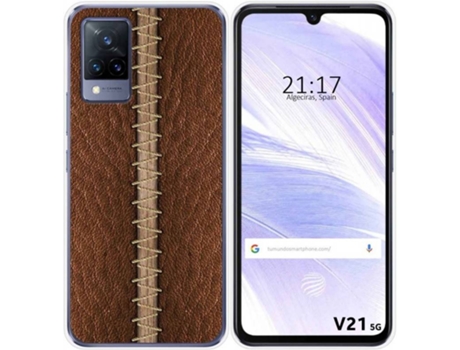 Carcasa Vivo V21 5G TUMUNDOSMARTPHONE Cuero 01 Multicolor