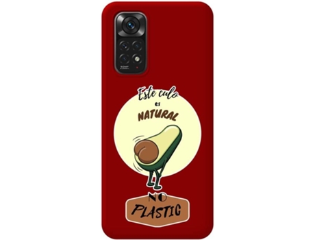 Carcasa Xiaomi Redmi Note 11 TUMUNDOSMARTPHONE Silicona Líquida Dibujos Natural Rojo