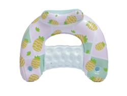 Silla Inflable Para Piscina Con Portavasos Y Respaldo Piña De Juguete Para Fiestas En La Piscina Siurn