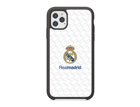 Funda PHONECASES3D iPhone 12 - Oficial Real Madrid (Piel Sintética - Negro)
