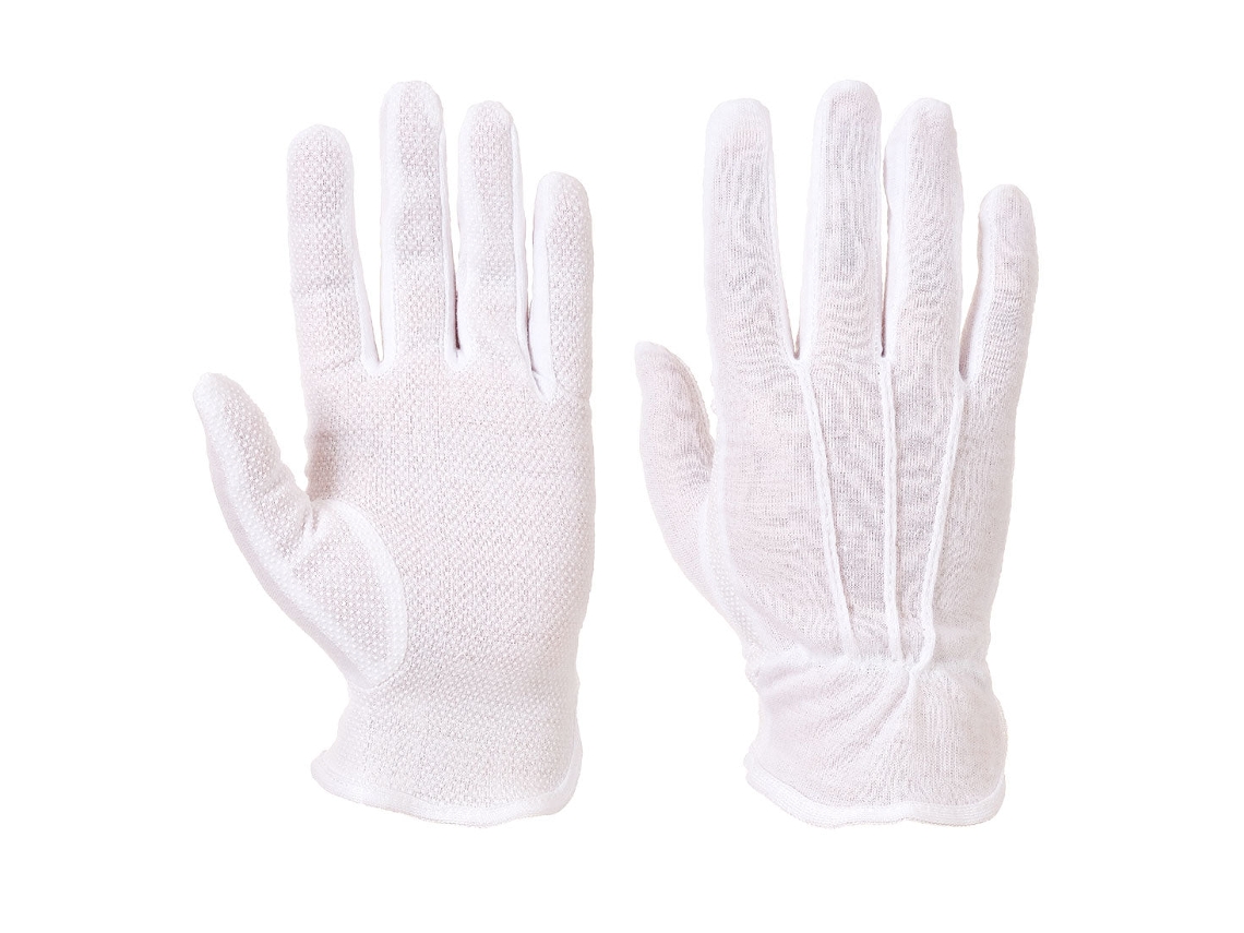 Guante de destreza con agarre superior Microdot / Blanco / L Portwest