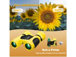 Binoculares para niños de alta resolución 8x21, juego de binoculares para niños y niñas, resistentes a golpes y compactos para observación Yizhood
