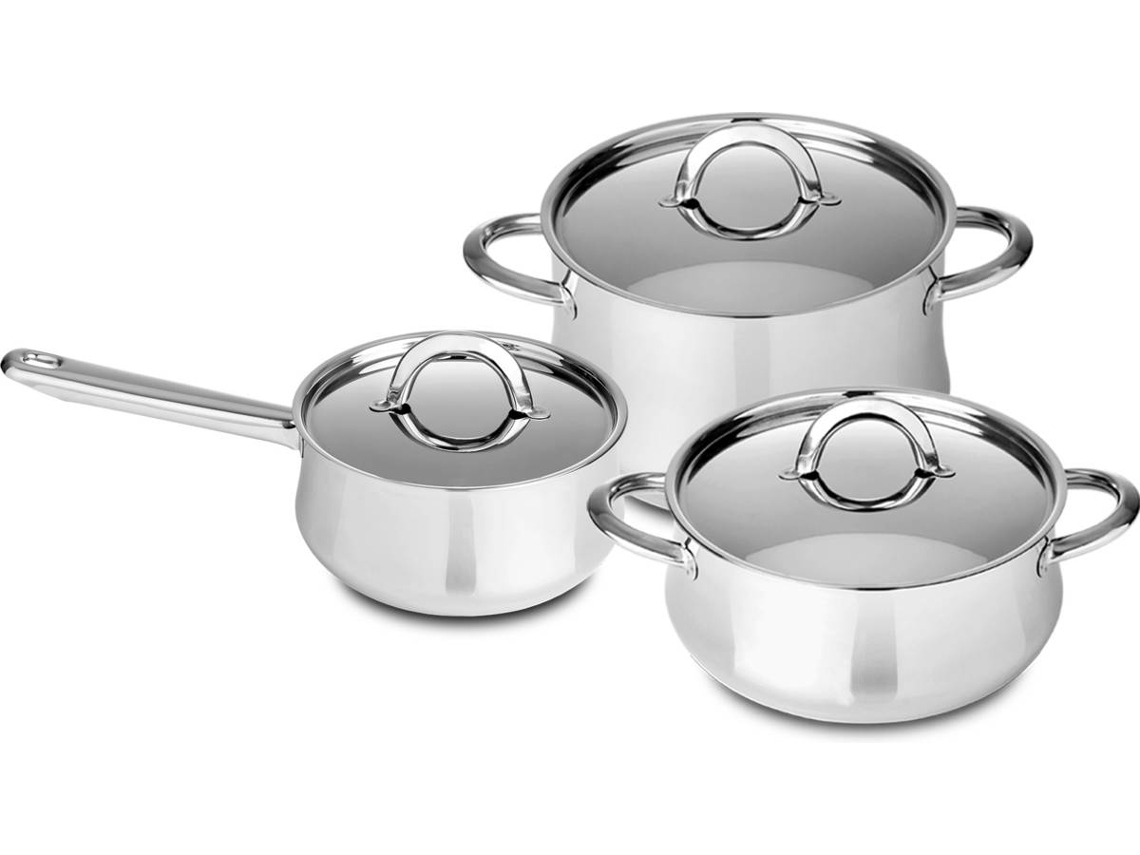 Batería de Cocina SILAMPOS Sagres (3 Piezas)