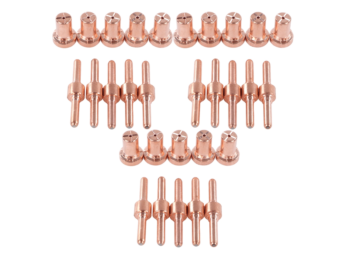 Kit De Consumibles Para Antorcha De Corte Por Plasma Con 30 Componentes, Puntas De Electrodo Y Accesorios.