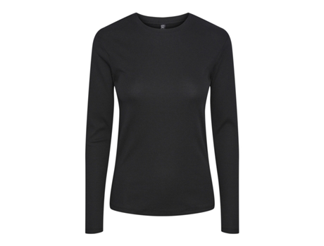 Camiseta para Mujer PIECES (XS - Negro)