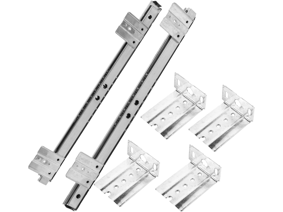 Soporte Deslizante Teclado Rieles Ajustables Rodamiento