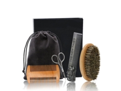 Juego de cepillos para barba, peine profesional, cepillo ovalado para el cuidado de la melena, tienda Jinyubo