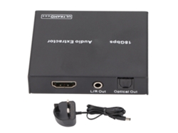 Extractor De Sonido De Interfaz Multimedia Hd 18 Gbps 4k2k 50/60 Hz Compatible Con Hdcp 2.2 Y Dvi 1.0. Enchufe Británico.