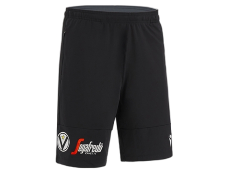 Pantalones Cortos Unisexo de Baloncesto MACRON (S - Negro)