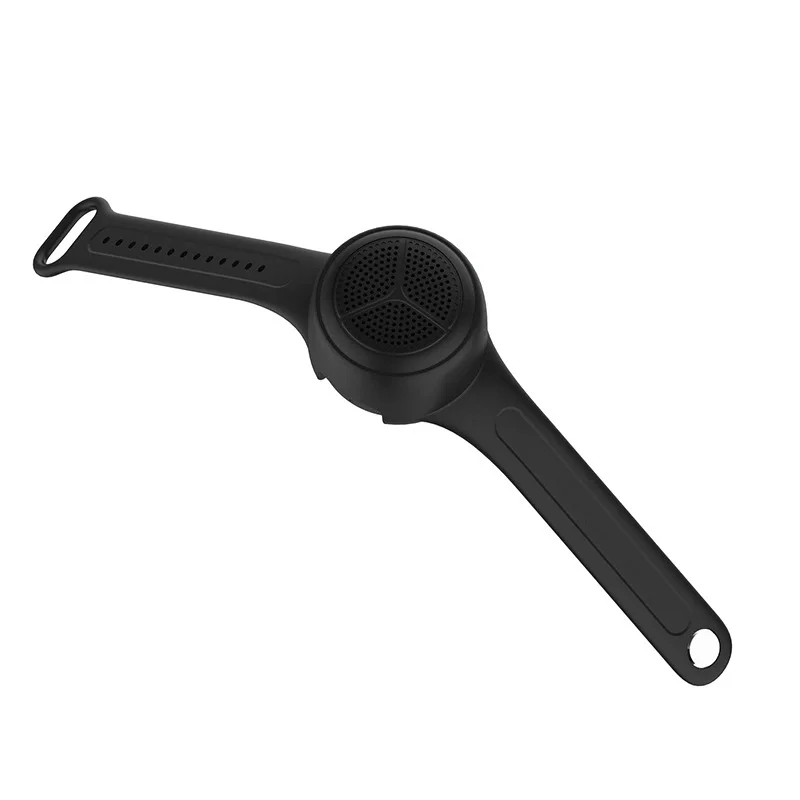 (negro, Con Correa De Reloj) Mini Altavoz Inalámbrico Bluetooth, Volumen Alto, Transmisión Portátil