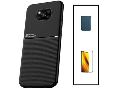 Funda y Protector Xiaomi Redmi Poco X3 Pro PHONECARE Magnetic Lux Negro