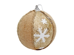 Adornos navideños: bolas de espuma, perlas, lino para el árbol.