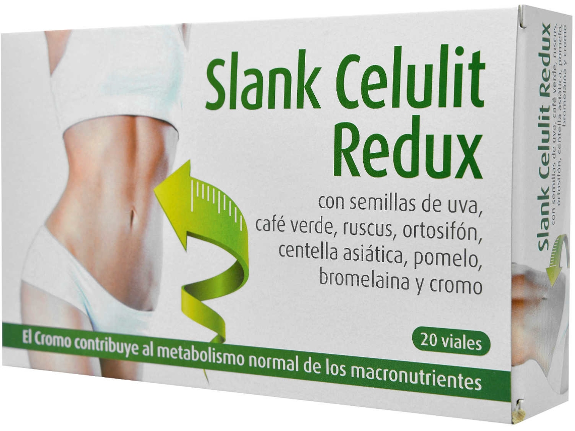 Suplemento Alimentar REDDIR Slank Celulit Redux 20 Viales (Líquidos)