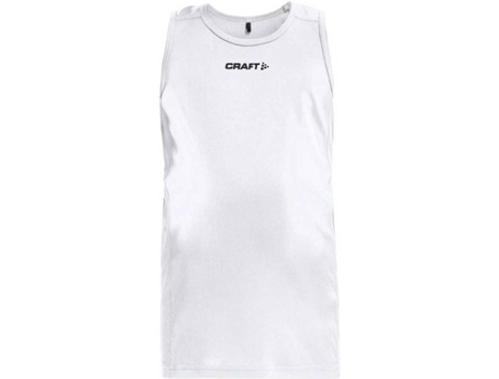 Camiseta de Hombre para Fútbol CRAFT Rush Blanco (6/8 Años)