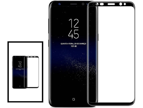 Kit 2x Protector de Pantalla Cristal Templado Samsung Galaxy S8 PHONECARE Full Cover