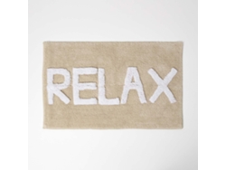 Homescapes Beige Relax Bath Mat 100 Cotton, 50 X 80 Cm