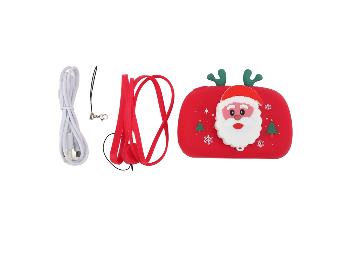 Cámara Para Niños 720p Estilo Navideño 3 Modos De Temporización Equipo Portátil De Fotografía Regalo Para Niños
