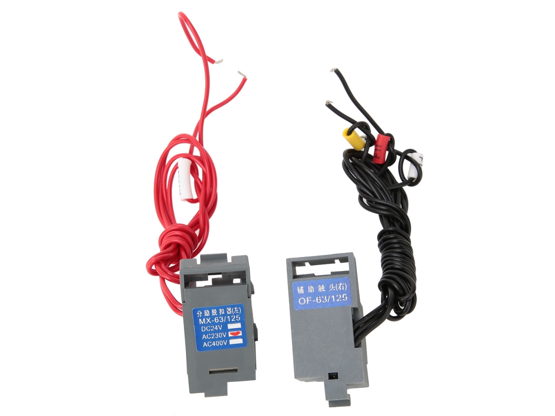 Release De Derivación Mx+of-63/125 + Contacto Auxiliar Para Accesorios De Interruptor De Circuito Ac230v