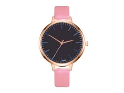 Reloj De Cuarzo Para Mujer Con Diseño De Diamantes Navideños Y Correa De Cuero (rojo)
