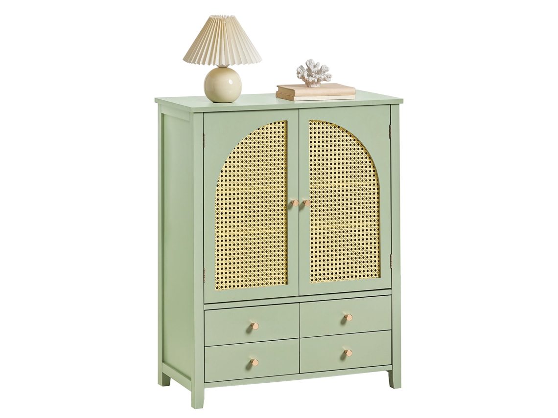 Zapatero SOBUY FSB72-GR con 2 Puertas (Verde - 70x34x90 cm)