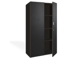 Armario archivador con puertas. 4 estantes. 160 x 90 x 40 cm. Gris. OFILIKE