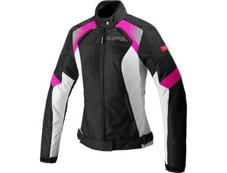 Abrigo para Mujer SPIDI Flash Evo Lady Negro para Motociclismo (L)