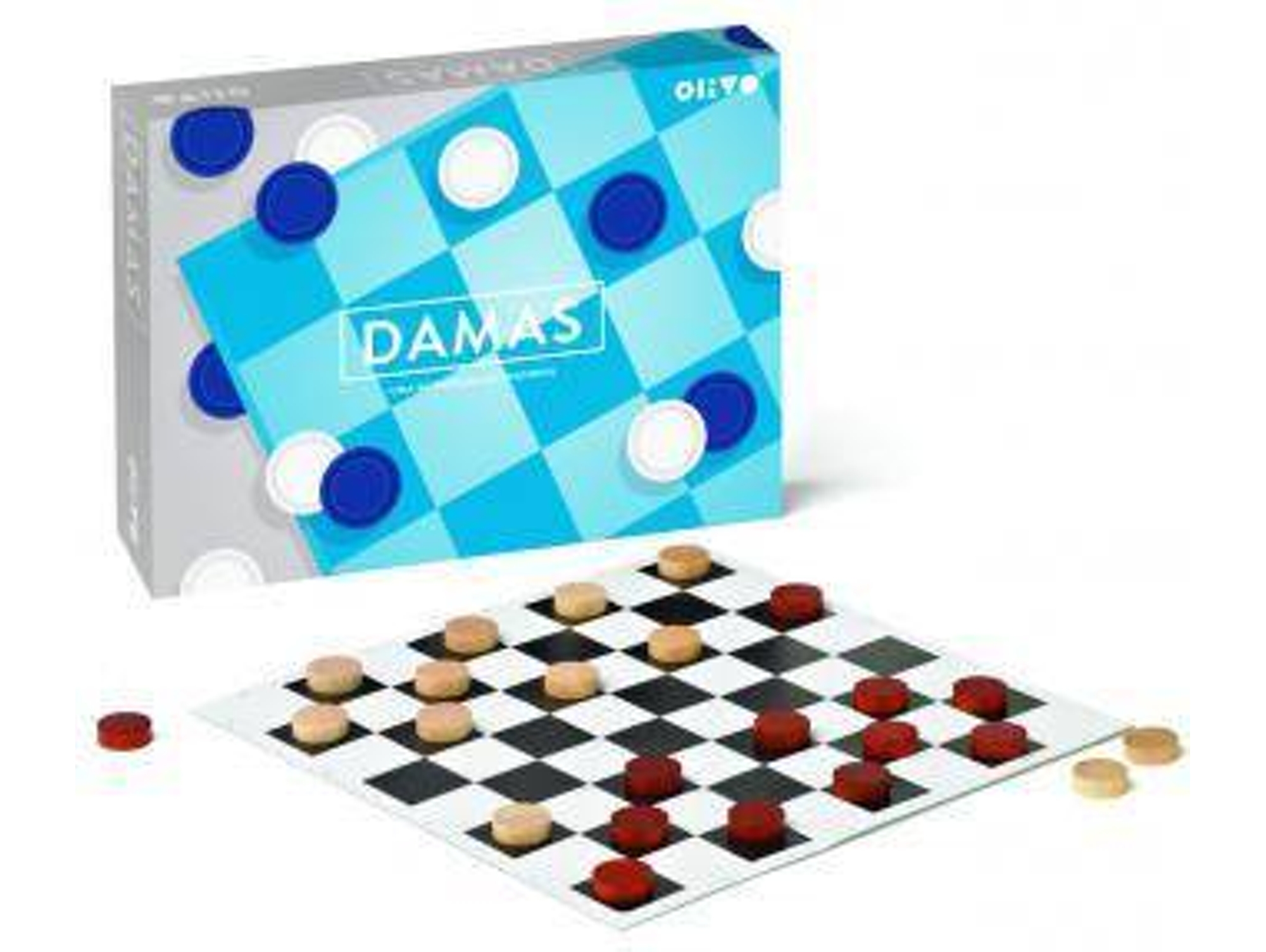 Juego de Damas OLIVO Marrón (Edad Mínima: 8)