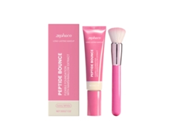 Base de maquillaje ligera y de larga duración en color blanco marfil.