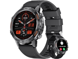Reloj Inteligente Militar para Hombres para Llamadas Bluetooth Reloj Inteligente Táctico con Pantalla Táctil HD de 1 39 Pulgadas para Android y Iphone Reloj YEMAESRE