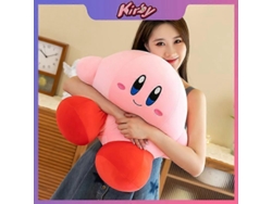 Muñeco De Peluche Suave Rosa Estilo Anime Kirby Kawaii De 30 Cm, Juguete Decorativo Para El Dormitorio.