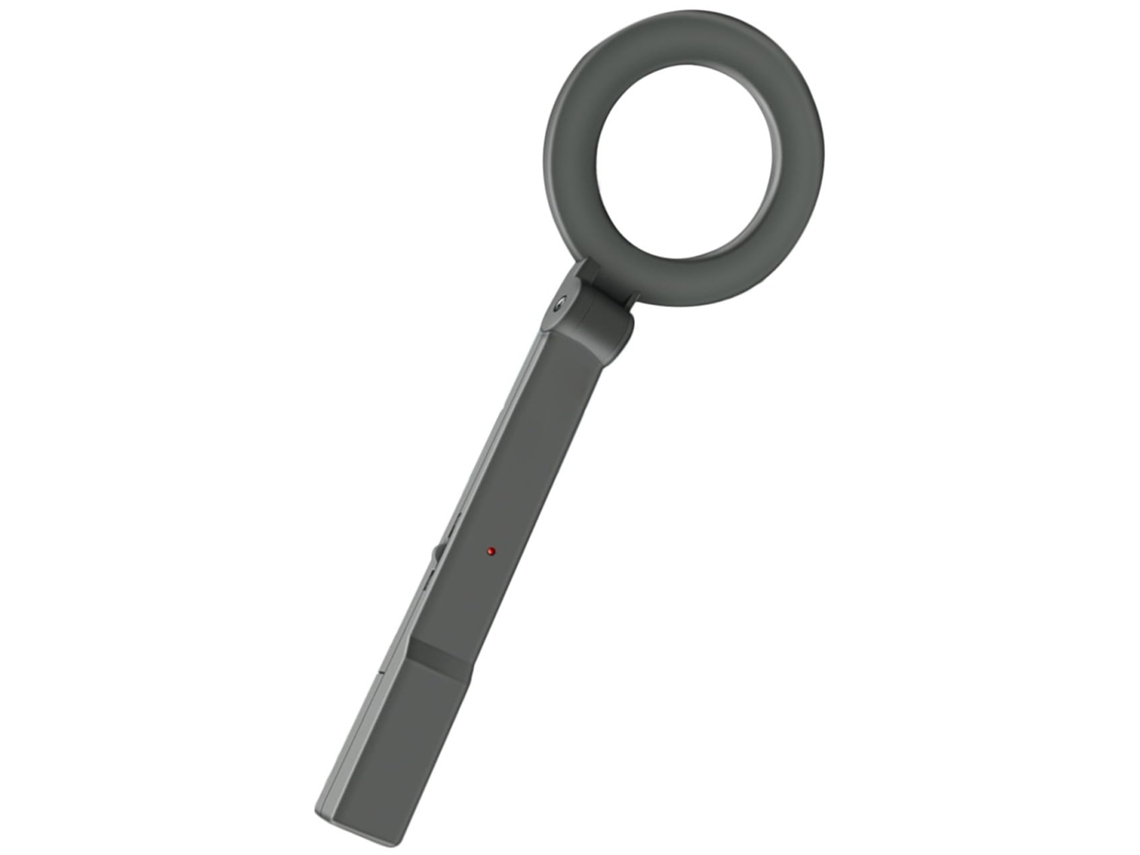 Detector De Metales Portátil Con Alarma Led, Bobina Integrada Y Ajuste Automático De Alcance.