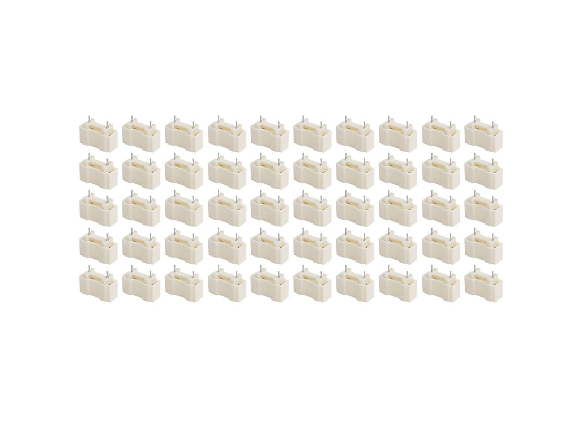 50 Piezas Portafusibles Metal Plástico Con Caja Protectora Para Fusibles 5x20mm
