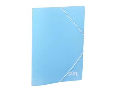 Portafolio CARCHIVO Soft A4 Folio con Elástico 30 Bolsillos Azul Pastel 50613010