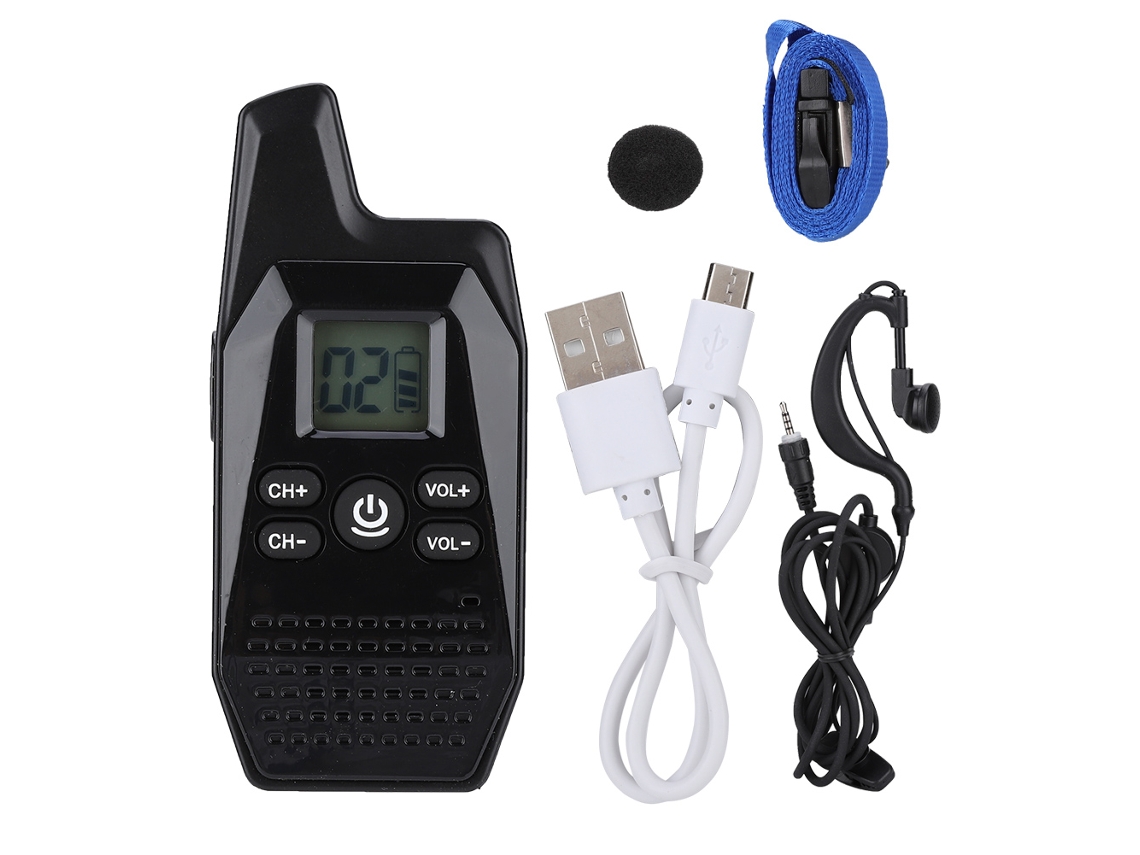 Radio portátil VHF UHF de mano con comunicación bidireccional