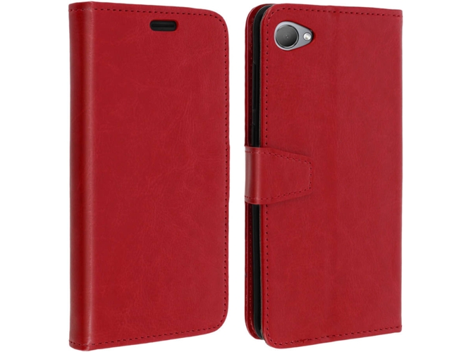 Funda HTC Desire 12 AVIZAR Wallet Rojo