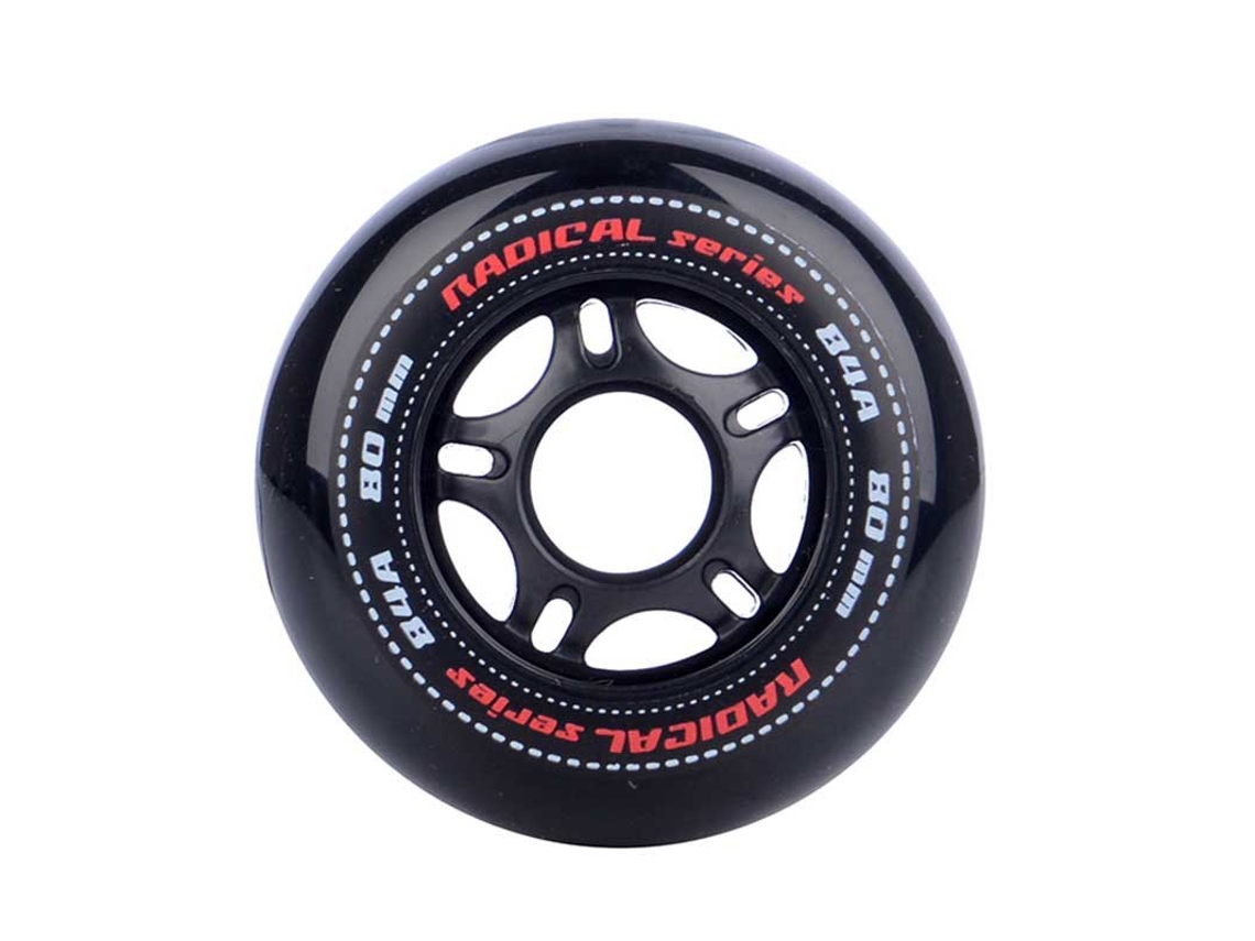Rodas de Patins Radical 80X24 84A 4 Unidades Prateado 80 Mm 84Atempish