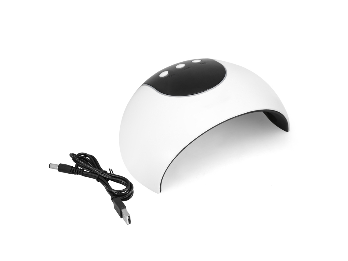 Rebe-Lâmpada Uv Led Para Unhas 24w Com Sensor Automático Secador De Esmal Gel Ferramenta de Manicura Blanca