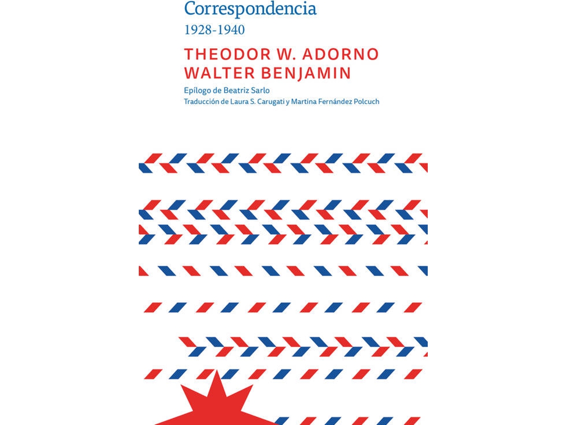 Libro Correspondencia 1928-1940 de Adorno Theodor (Español)