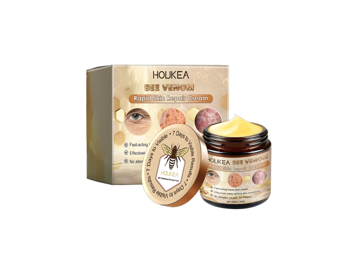 Crema calmante para el cuidado de la piel con propóleo
